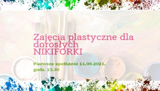 Zajęcia plastyczne dla dorosłych