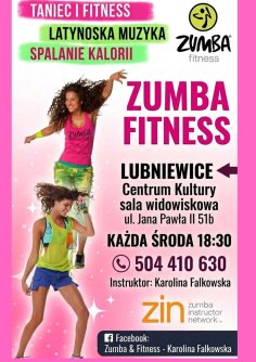 Zapraszamy od 7 października  na zajęcia Zumba-Fitness
