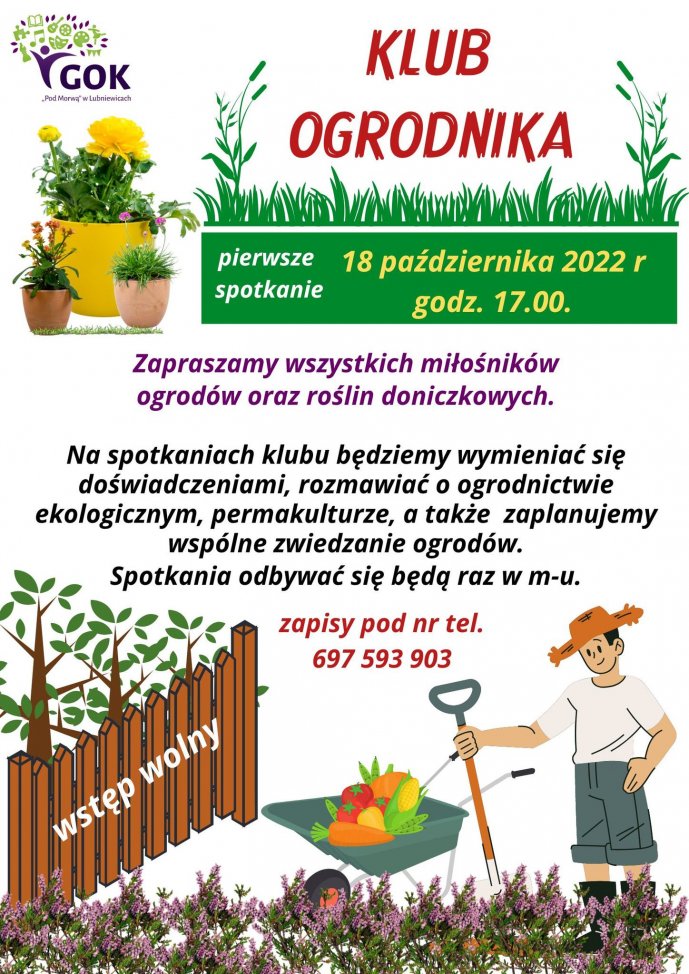 Zapraszamy do Klubu Ogrodnika