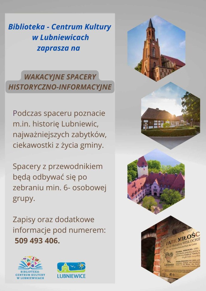 Wakacyjne spacery historyczno - informacyjne