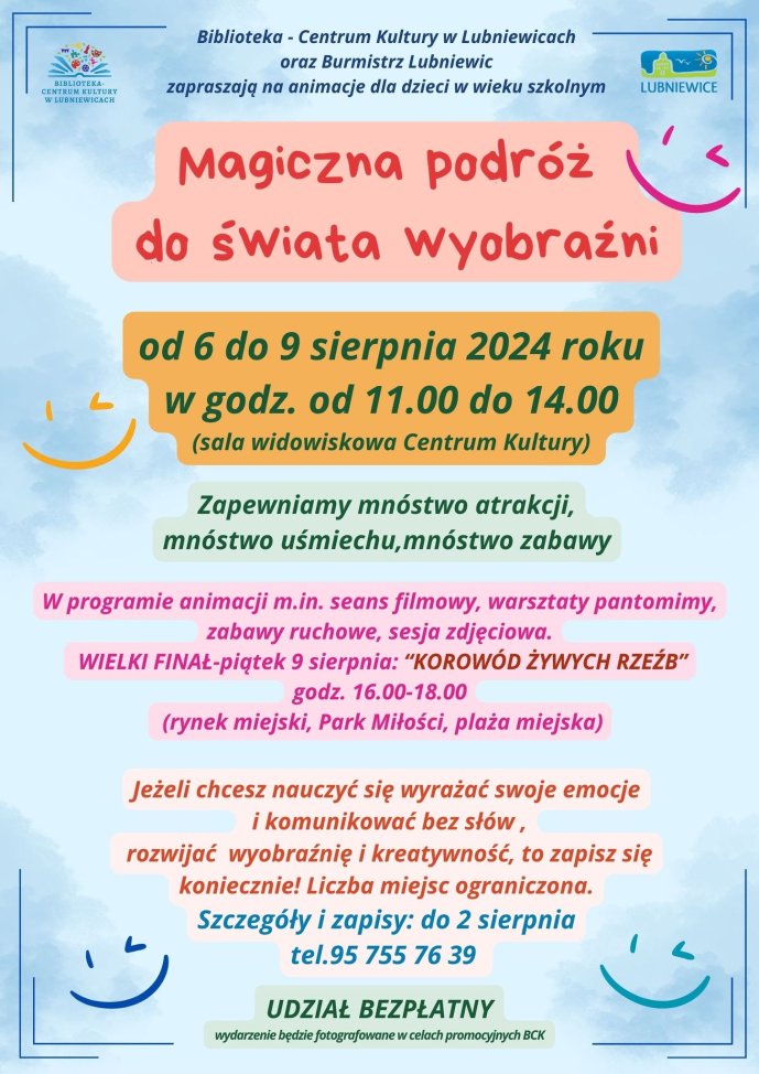 Magiczna podróż do świata wyobraźni - animacje dla dzieci