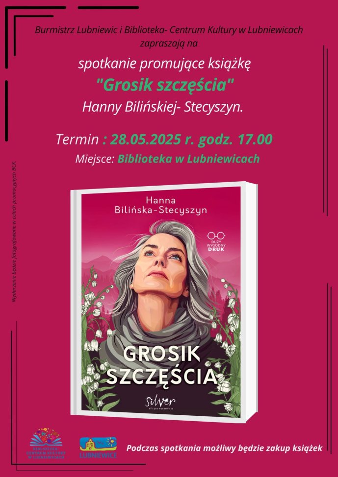Spotkanie autorskie z Hanną Bilińską-Stecyszyn